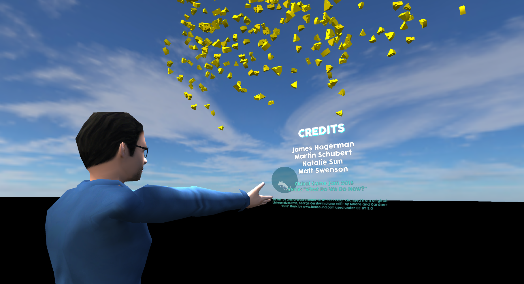 Ending credits... with cheese