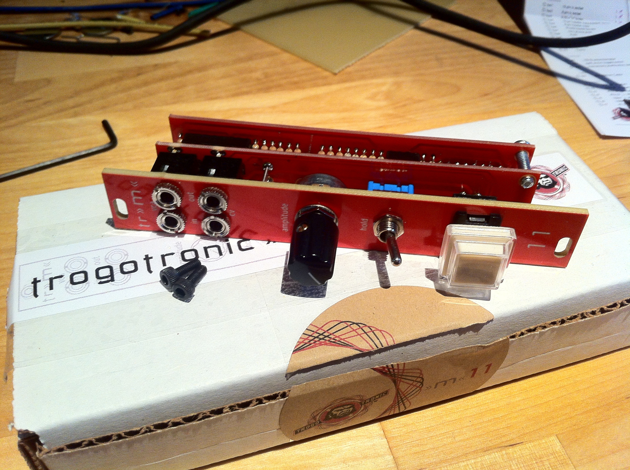 Trogotronic Model 11 Series M Kit: Completed! This was my first real electronics "kit" build. It was fun! I almost completed it too fast though...