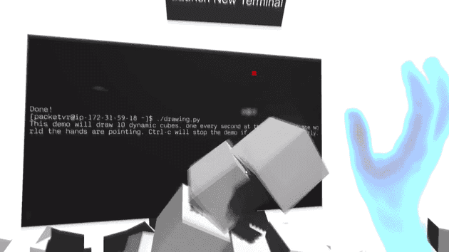 PacketVR drawing.py more cubes