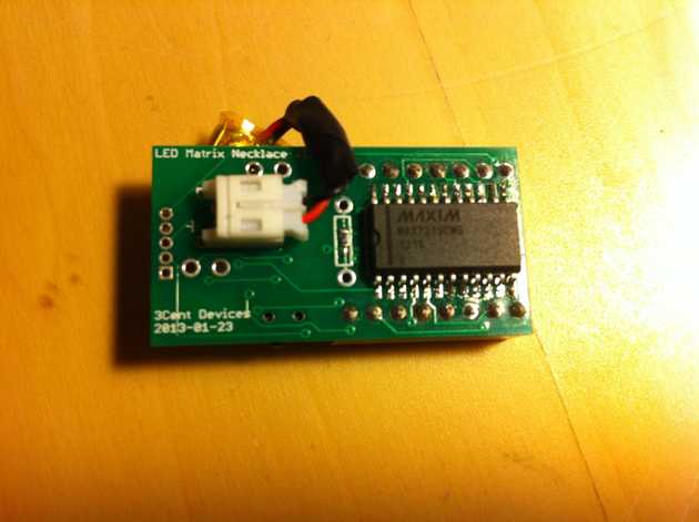 LED Matrix Necklace v1.0